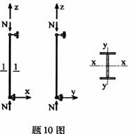 全国2007年7月高等教育自学考试钢结构试题(图2)