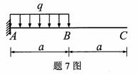 全国2009年10月高等教育自学考试工程力学（一）试题